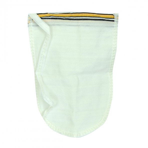 Yüzde 100 Krep Yüz ve Vücut Kesesi Beyaz 17x24 - 2