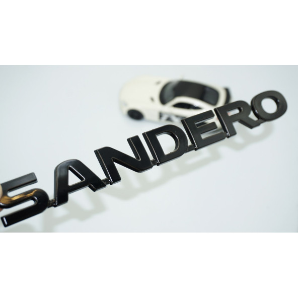 DK Tuning Dacia Sandero Bagaj Siyah ABS 3M 3D Yazı Logo Amblem