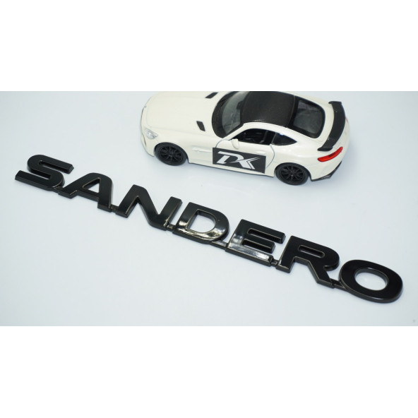 DK Tuning Dacia Sandero Bagaj Siyah ABS 3M 3D Yazı Logo Amblem - 3