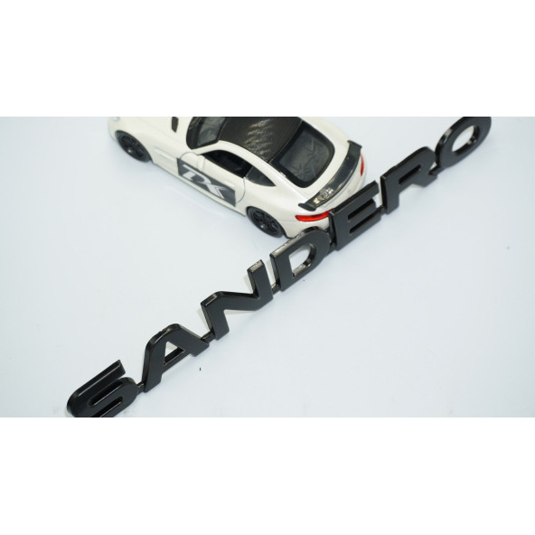 DK Tuning Dacia Sandero Bagaj Siyah ABS 3M 3D Yazı Logo Amblem - 4