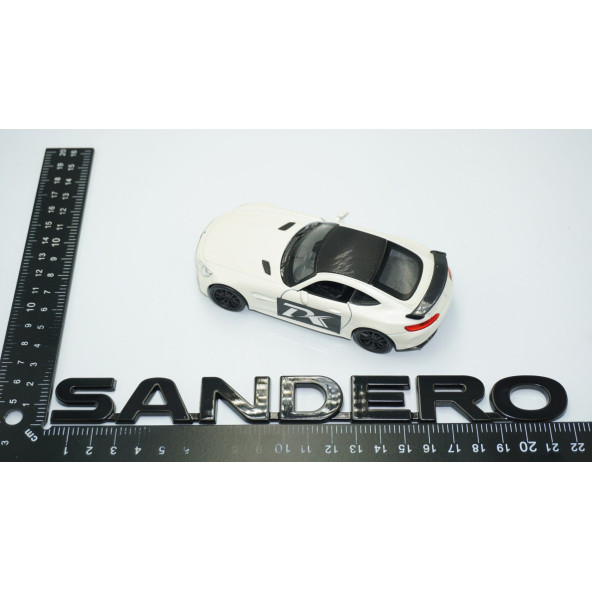 DK Tuning Dacia Sandero Bagaj Siyah ABS 3M 3D Yazı Logo Amblem - 5