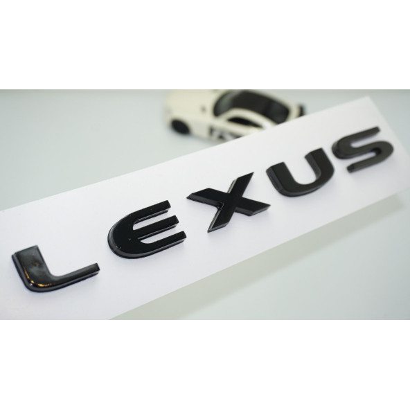 DK Tuning Lexus 2022+ Siyah ABS 3M 3D Bagaj Yazı Logo Arma