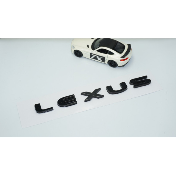 DK Tuning Lexus 2022+ Siyah ABS 3M 3D Bagaj Yazı Logo Arma - 2