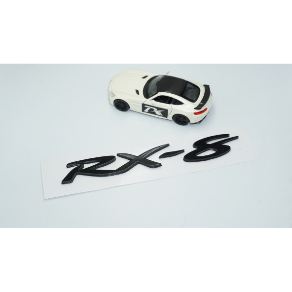 DK Tuning Mazda RX-8 Siyah ABS 3M 3D Bagaj Yazı Logo Arma - Resim 2