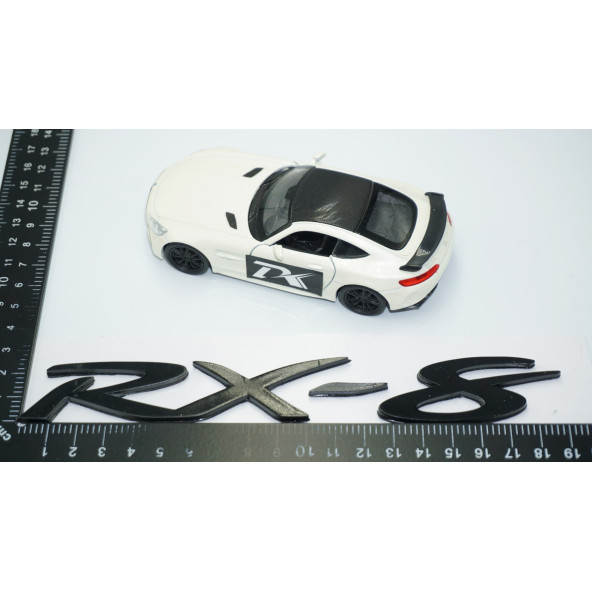 DK Tuning Mazda RX-8 Siyah ABS 3M 3D Bagaj Yazı Logo Arma - Resim 4