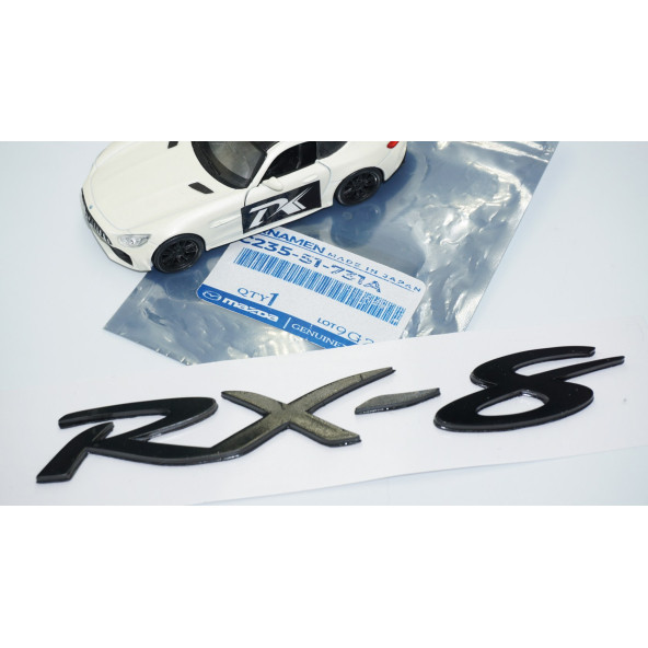 DK Tuning Mazda RX-8 Siyah ABS 3M 3D Bagaj Yazı Logo Arma - Resim 5