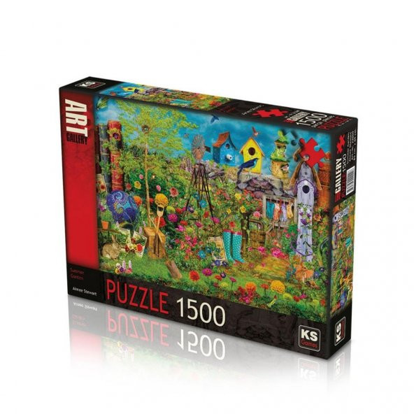 22009 Yaz Bahçesi Aimee Stewart 1500 Parça Art Gallery Puzzle -KS Puzzle - 4