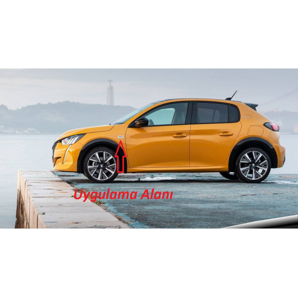 Peugeot Sport Lion Logo Damla Silikon Çamurluk Yanı Logo Arma Amblem Seti Yeni Stil - 4