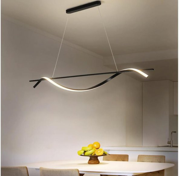 Eray Aydınlatma 4888-90 Siyah Led Avize - 2