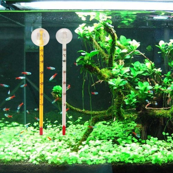Girist Pet Akvaryum Cam Termometre - 1