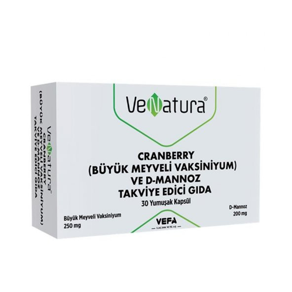 Venatura Cranberry ve D-Mannoz 30 Kapsül ürün görseli 1
