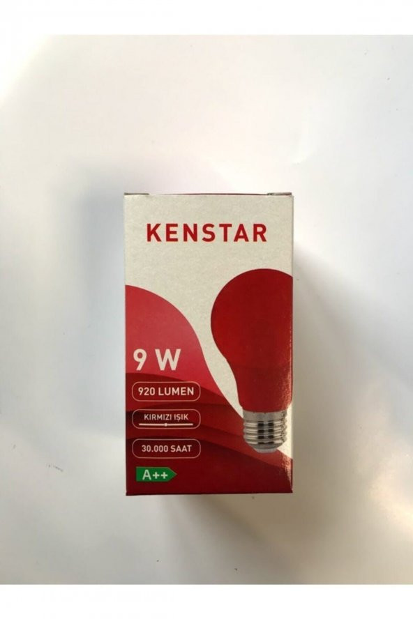 Kenstar KENSTAR - Renkli Led Ampul 9w Kırmızı Renkli E27 Normal Duylu 920 Lümen
