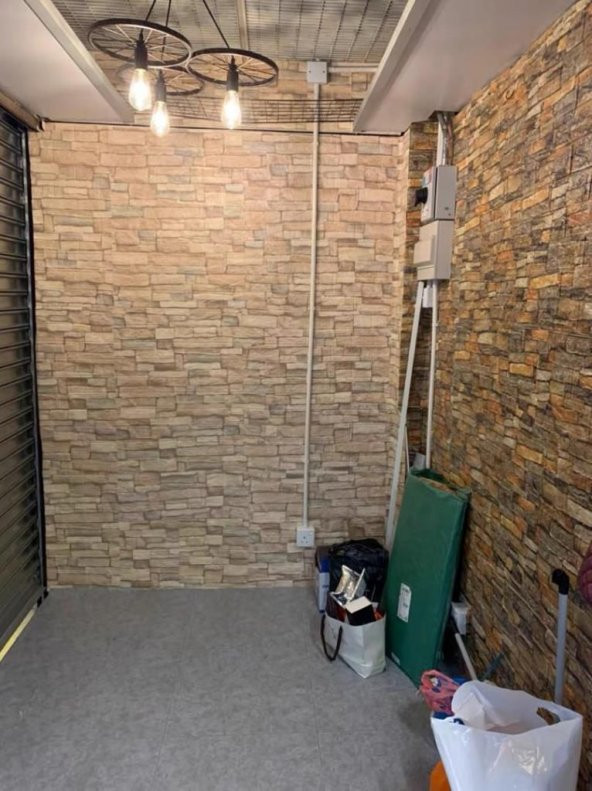 Renkli Duvarlar NW46 Kahve Köpüğü Taş Kendinden Yapışkanlı Dekoratif Duvar Paneli - Resim 3