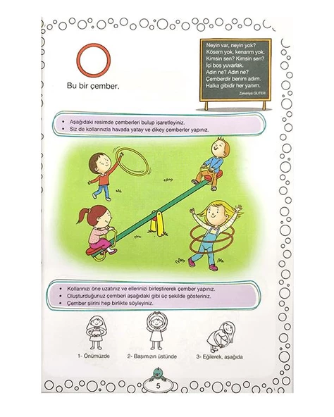 5 Yaş Okul Öncesi Matematik Kitabım Çamlıca Çocuk - 3