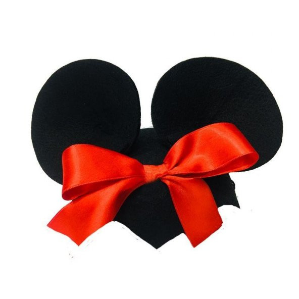 Minnie Mouse Kulaklı Fare Başlığı Hayvan Şapkası Keçe