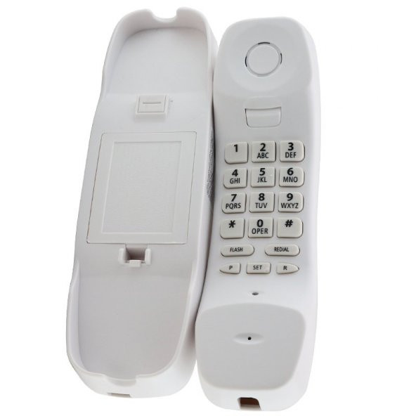 DEXTEL DEX-023CID DUVAR TİPİ KABLOLU EKRANLI TELEFON (SİYAH * BEYAZ) - 3