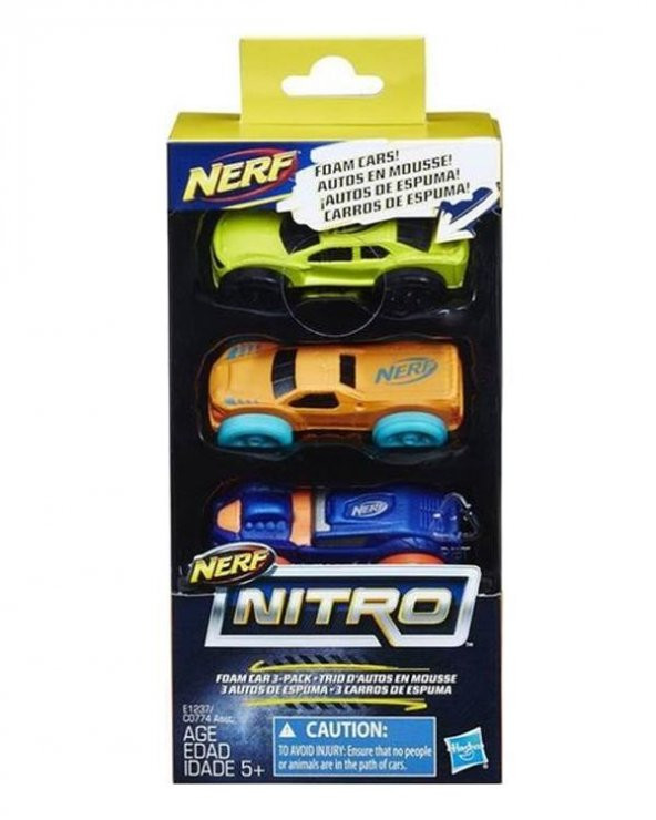 Nerf Nitro 3'lü Araba Seti E1237