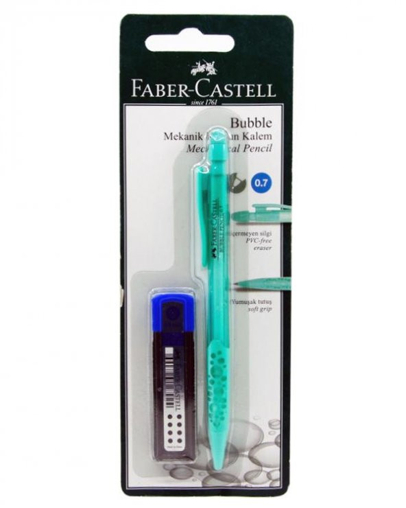 Faber Castell Bubble Mekanik 0.7 Uçlu Kalem ve Uç - 1