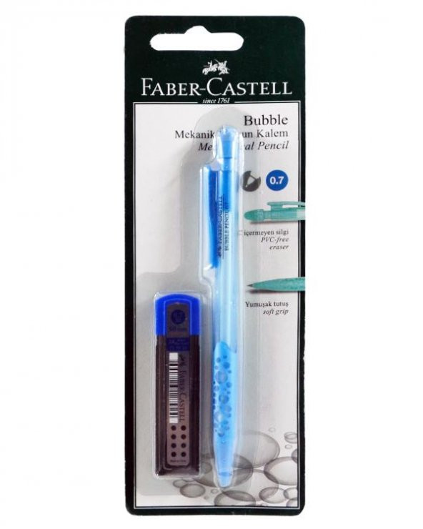 Faber Castell Bubble Mekanik 0.7 Uçlu Kalem ve Uç - 3