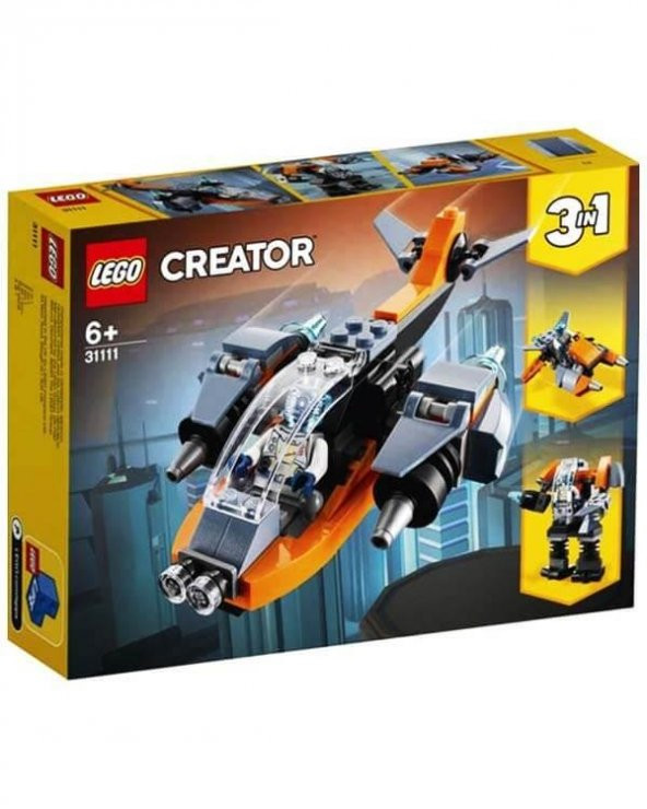 Lego 31111 Creator 3'ü 1 Arada Siber İnsansız Hava Aracı