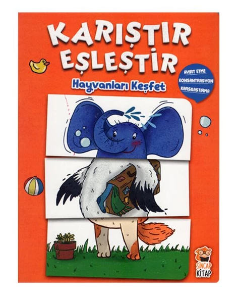 Karıştır Eşleştir Hayvanları Keşfet Sincap Kitap ürün görseli