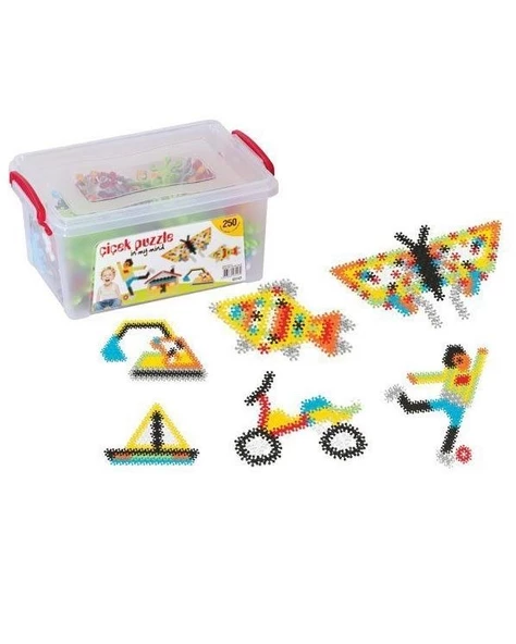 Dede Çiçek Puzzle Blok Lego 250 Parça