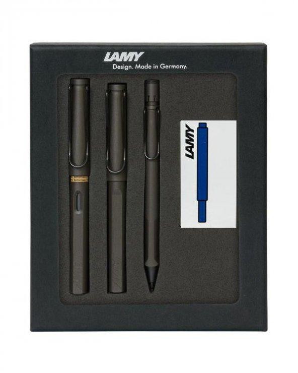 Lamy Safari 3lü Kalem Seti Dolmakalem Kartuşu