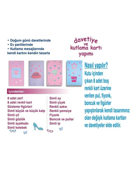 Davetiye ve Kutlama Kartı Yapımı Rege - 3