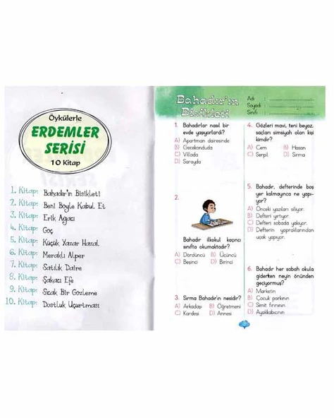 4. Sınıf Öykülerle Erdemler Serisi Kitap Seti Yuva Yayınları - Resim 3