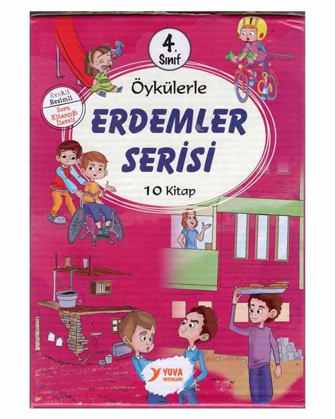 4. Sınıf Öykülerle Erdemler Serisi Kitap Seti Yuva Yayınları