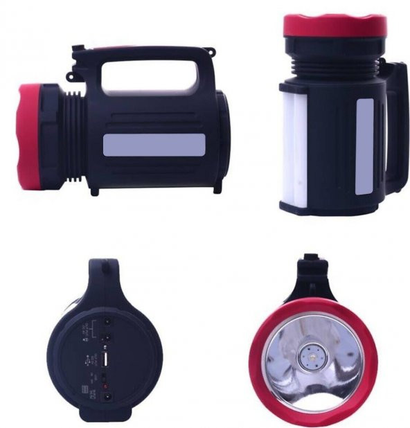 Limaks Lider Elektrik ŞARJ EDİLEBİLİR LED FENER-UYARI IŞIK DÜĞMESİ-25 WATT