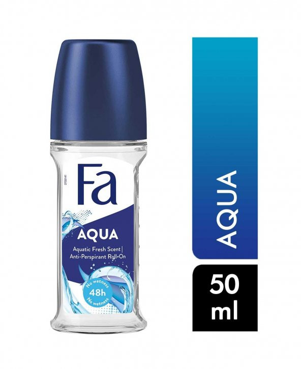 Fa Roll On Aqua Bayan 50 Ml Yeni