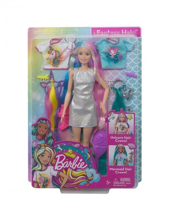 Barbie Sonsuz Saç Eğlencesi Bebeği GHN04