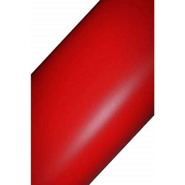 Mat Kırmızı Kendinden Yapışkanlı Kaplama Folyosu 61 CM X 3 MT
