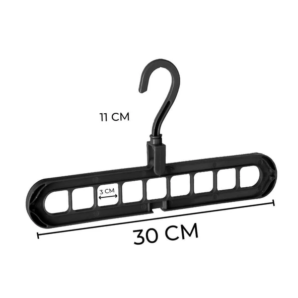 Hometarz 9 Bölmeli Sihirli Akıllı Askı Dolap Gardrop Düzenleyici - 4