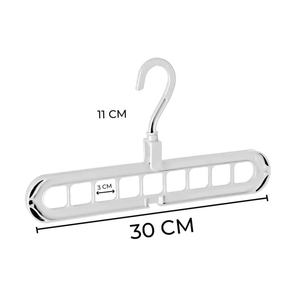 Hometarz 9 Bölmeli Sihirli Akıllı Askı Dolap Gardrop Düzenleyici - 9
