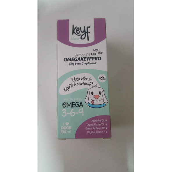 KEYF OMEGA PRO SOMON YAĞI KÖPEKLER İÇİN BALIK YAĞI 100 ML