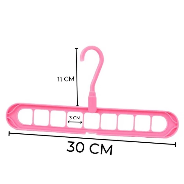 Hometarz 9 Bölmeli Sihirli Akıllı Askı Dolap Gardrop Düzenleyici - 11