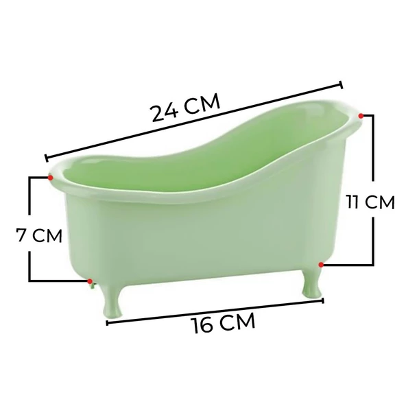Hometarz Dekoratif Mini Küvet Banyo Düzenleyici Organizer - 6