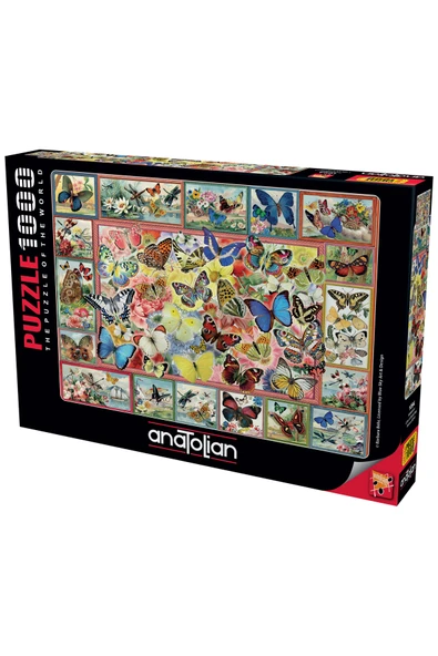 Anatolian 1000 Parçalık Puzzle - Kelebekler 1094