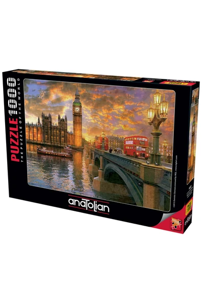Anatolian 1000 Parçalık Puzzle - Londra'da Günbatımı 1023
