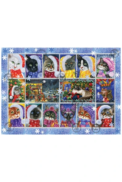 Anatolian 1000 Parçalık Puzzle - Yeni Yıl Kedileri 1103 - Resim 2