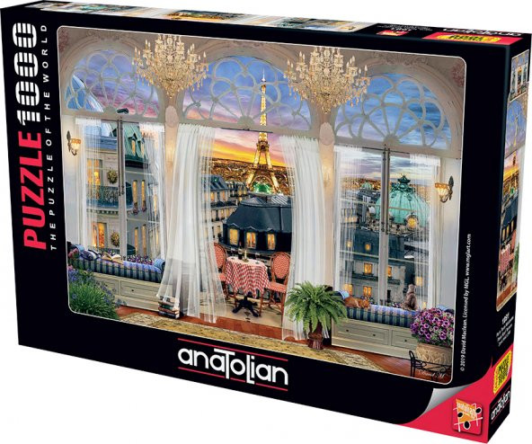 Anatolian 1000 Parçalık Puzzle / Paris Teras Manzarası - Kod 1091