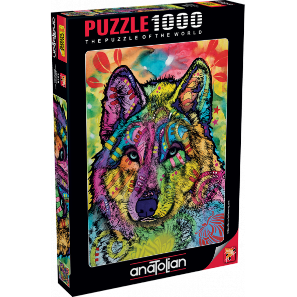 Anatolian 1000 Parçalık Puzzle / Kurt Bakışı - Kod 1048