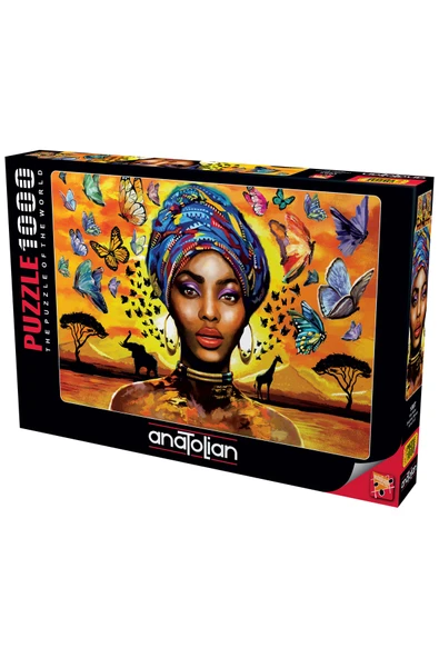 Anatolian 1000 Parçalık Puzzle - Hoş Kadın 1087
