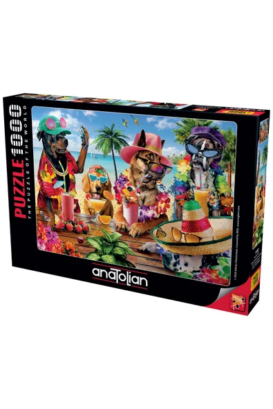 Anatolian 1000 Parçalık Puzzle - Tropikal Parti 1102