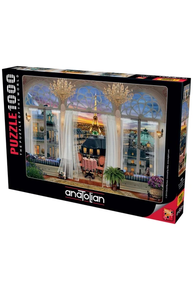 Anatolian 1000 Parçalık Puzzle - Paris Teras Manzarası 1091