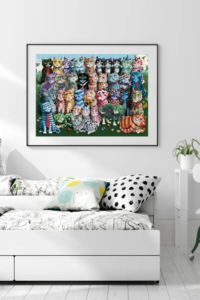 Anatolian 1000 Parçalık Puzzle - Aile Toplantısı 1030 - Resim 3