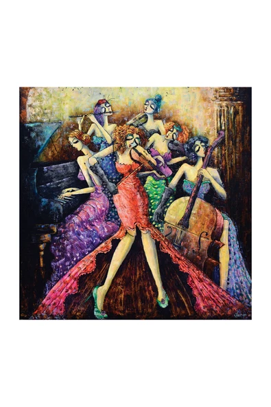 Anatolian 1024 Parçalık Puzzle - Kadınlar Orkestrası 1014 - Resim 2