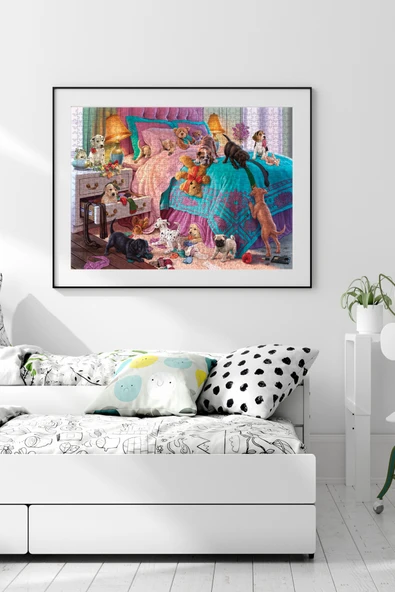 Anatolian 1000 Parçalık Puzzle - Haylaz Köpekler 1064 - 3